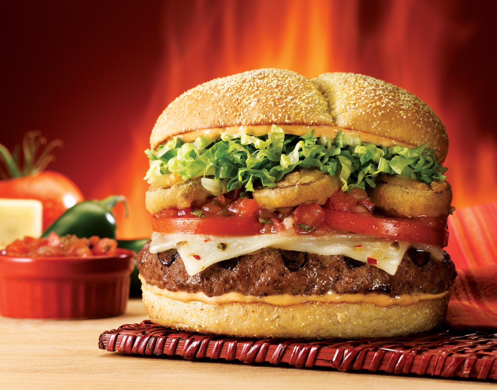 Burnin Love Burger Red Robin Calories Burger Poster