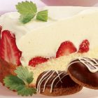 White Chocolate Carousel Cake
