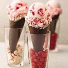 Mini Chocolate Ice Cream Cones